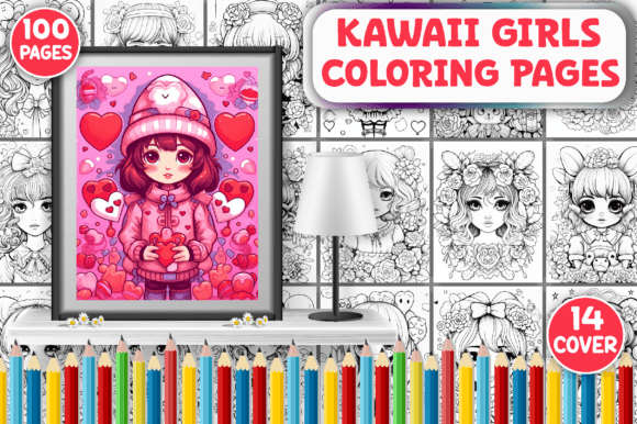 Download Kawaii Girls Coloring Pages for Kids - Kawaii girls coloring pages Collection