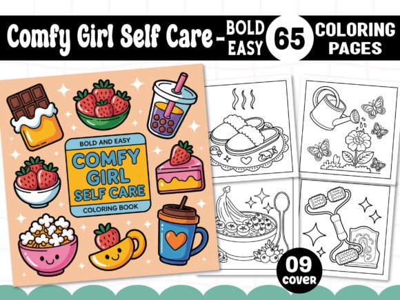 Download Easy Comfy Girl Self Care Coloring Pages - Self care coloring pages Collection