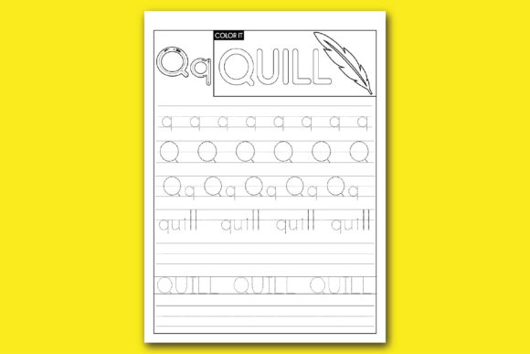 Download Alphabet Writing &amp; Tracing Activities Q - Tracing activities Collection