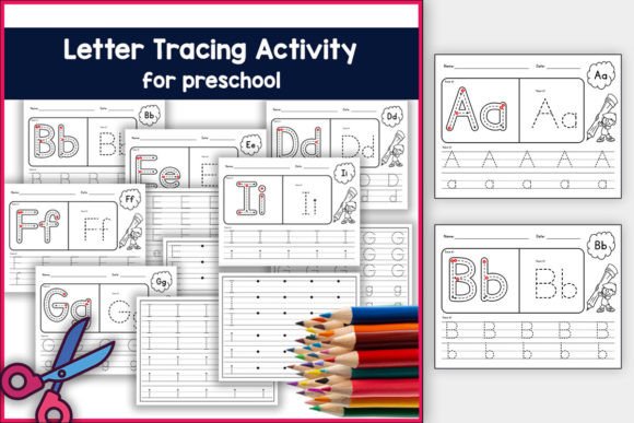 Download Letter Tracing Activities for Preschool - Tracing activities Collection