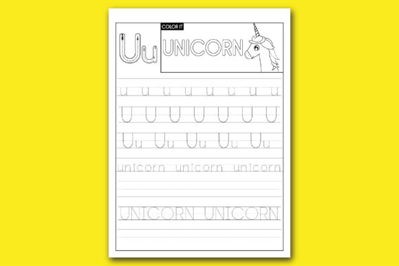 Download Alphabet Writing &amp; Tracing Activities U - Tracing activities Collection