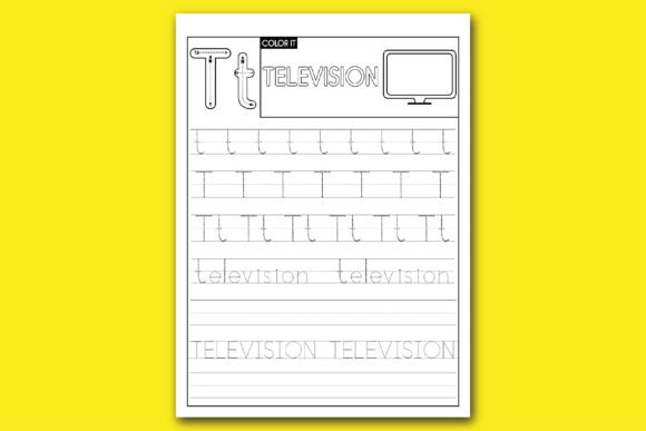 Download Alphabet Writing &amp; Tracing Activities T - Tracing activities Collection