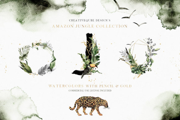 Download Amazon Jungle Watercolor Collection - Amazon Collection